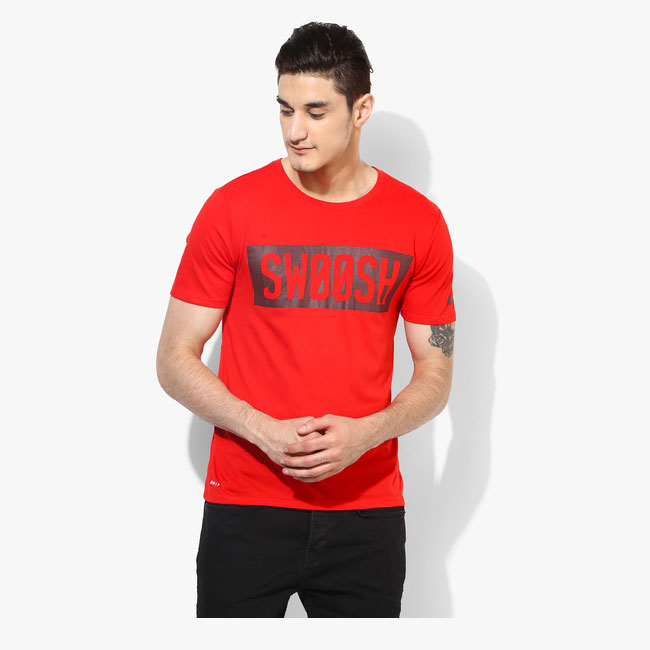 red nike shirt